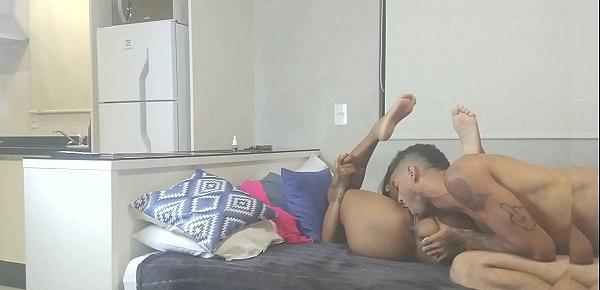  Lunna Vaz e Chris fazendo um sexo bem gostoso e envolvente